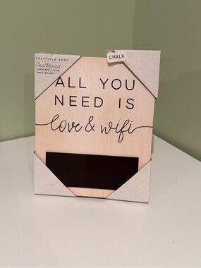 Francesca's Collections WiFi Sign Home Decor - Brand New